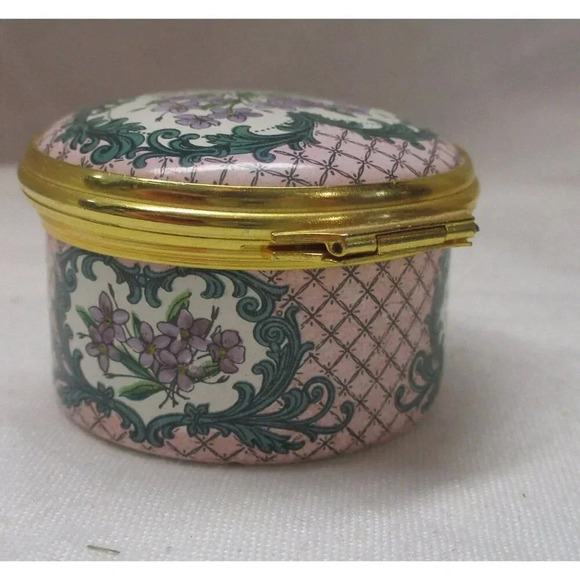 Enamel Box Halcyon Days St Valentines Day for my love1979 Jewelry Box lover - Picture 3 of 5